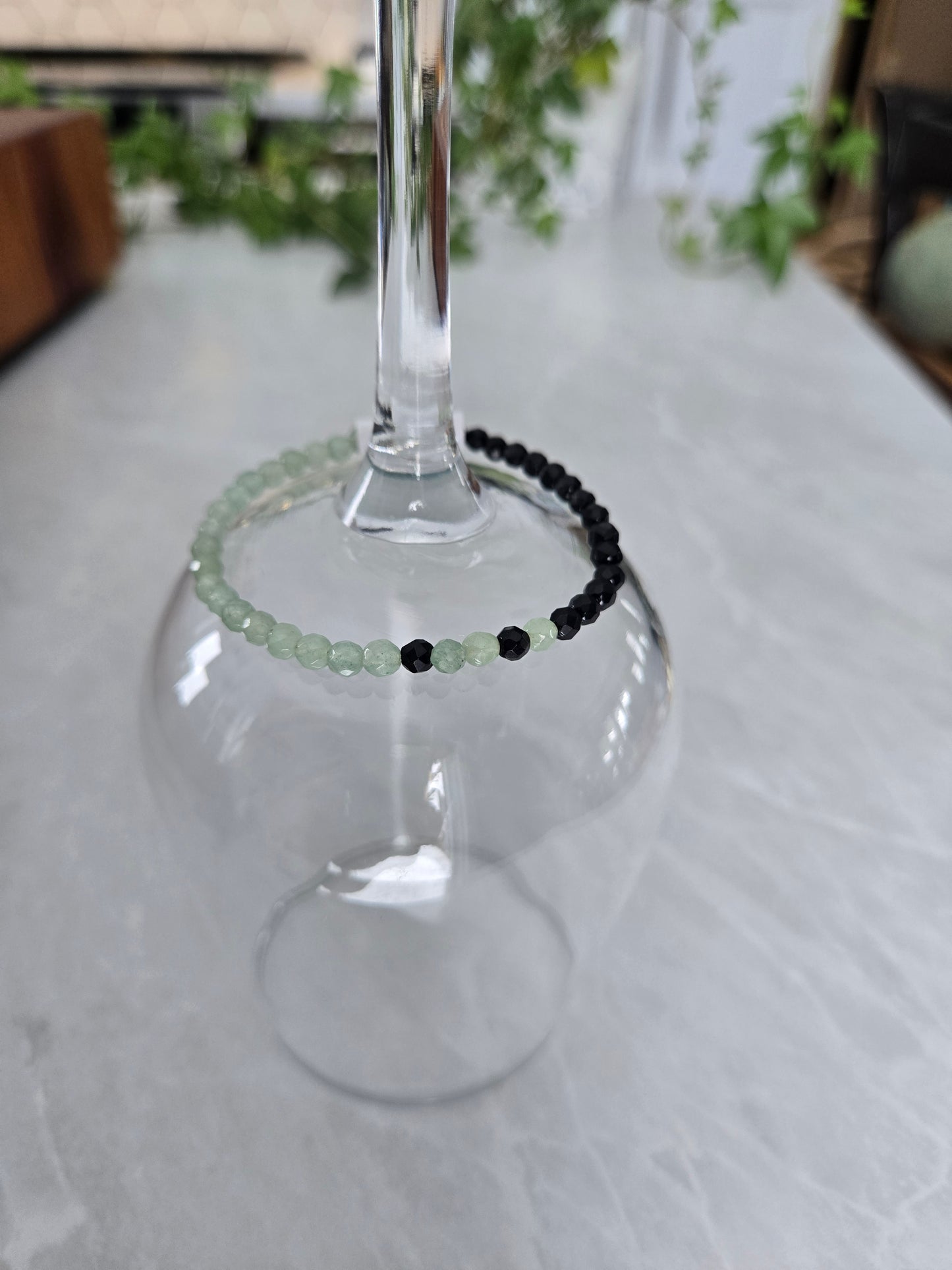 Bracelet de cristaux | Aventurine et onyx