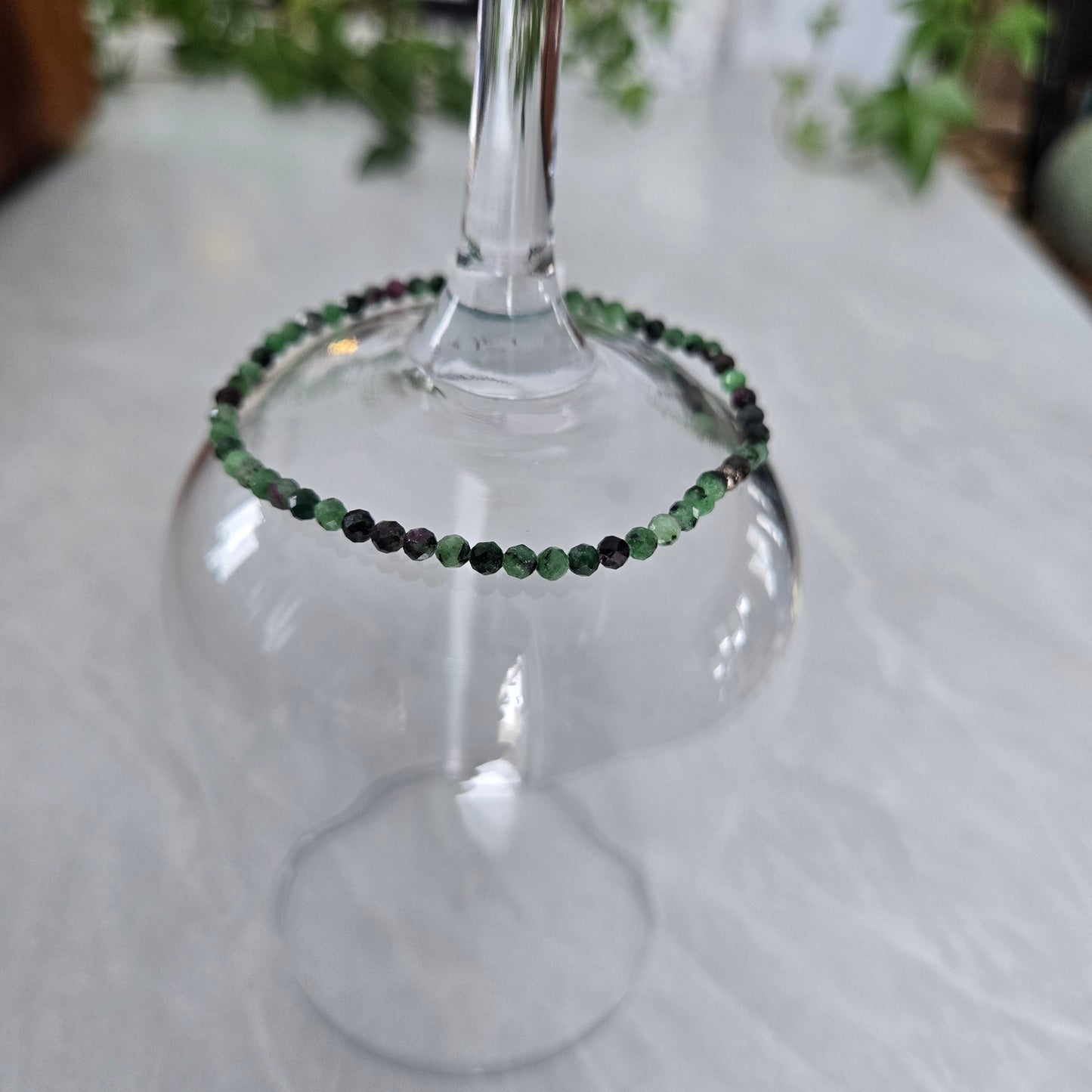 Bracelet de cristaux | Rubis zoisite