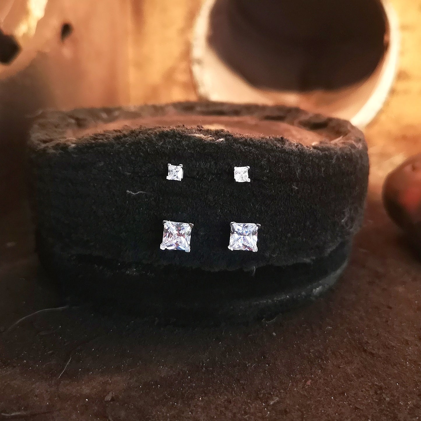 Boucles d'oreilles | Stud carré