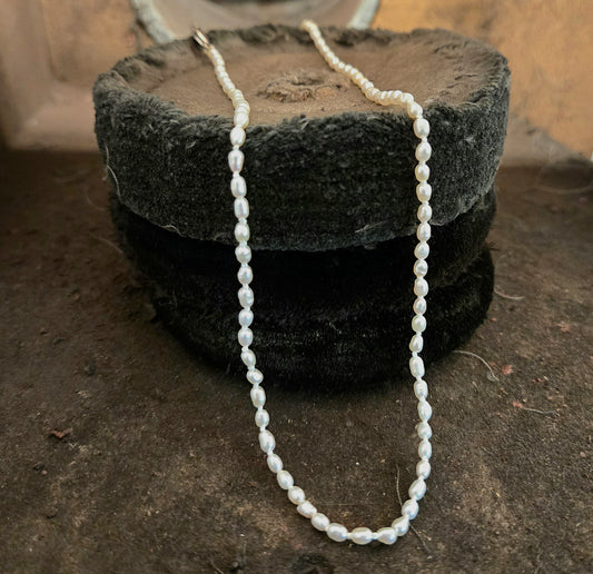 Collier | Perles riz