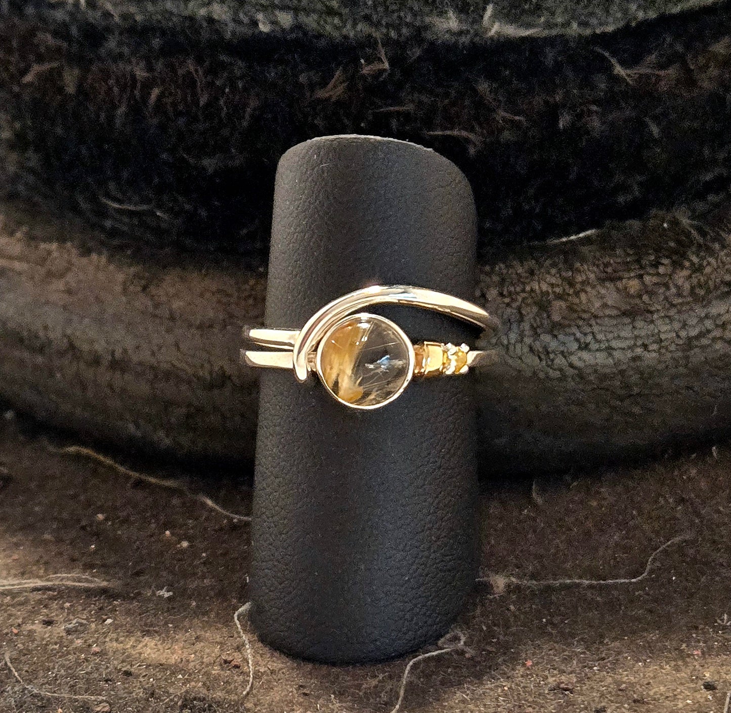 Bague | Rutilé d'or