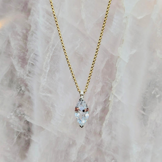 Collier| Marquise vermeille