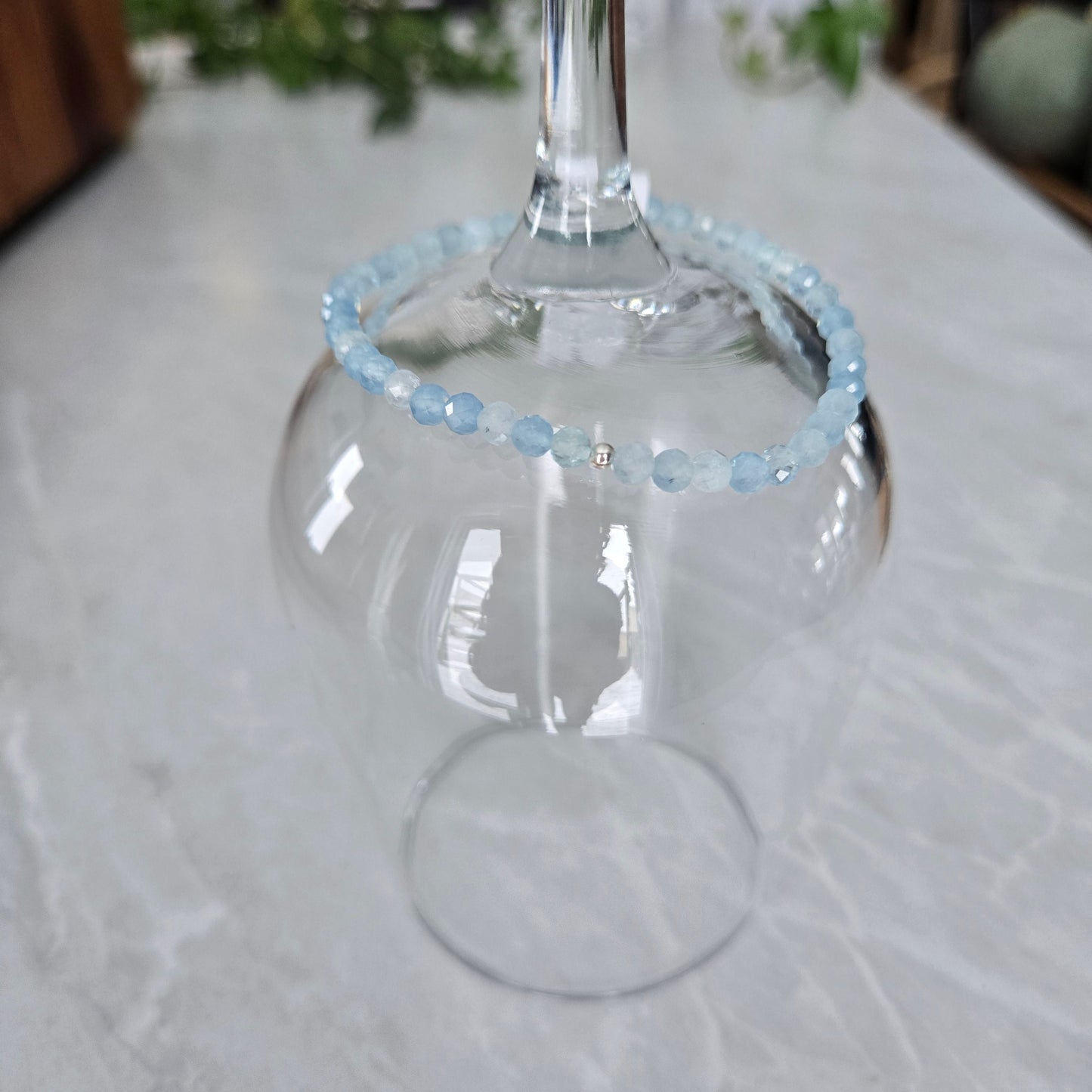 Bracelet de cristaux | Aigue-marine