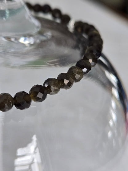 Bracelet de cristaux |Obsidienne Golden