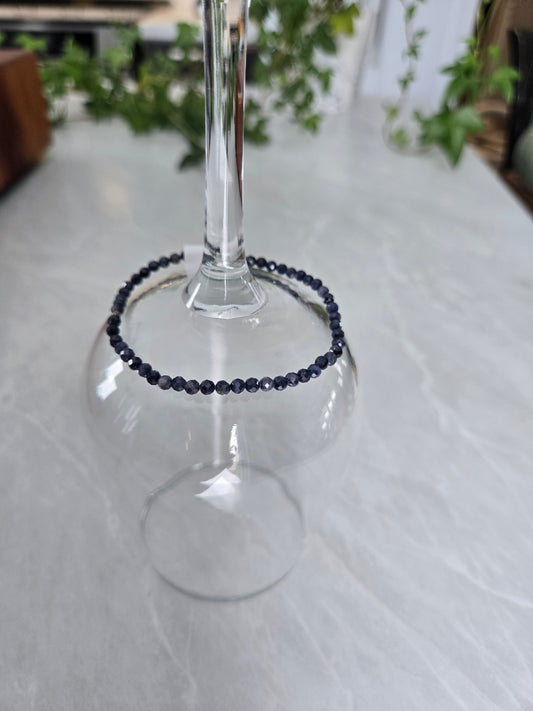 Bracelet de cristaux | Saphir Bleu