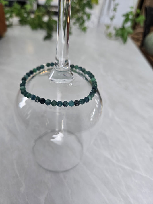 Bracelet de cristaux | Tourmaline bleue