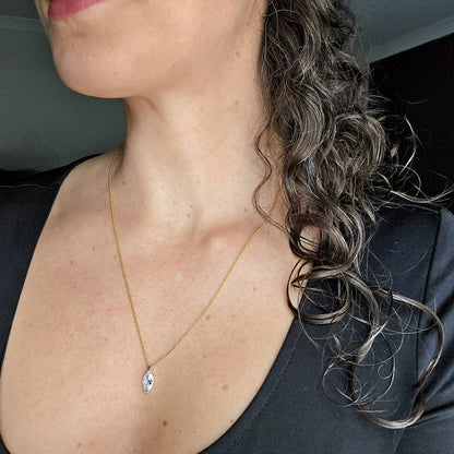 Collier| Marquise vermeille