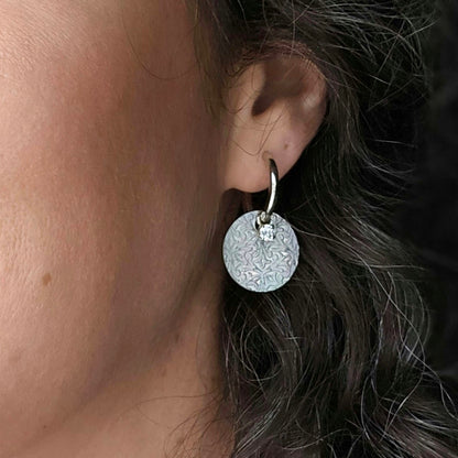 Boucles d'oreilles | Saturne et nacre